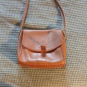 Coach Tan Leather Crossbody Bag